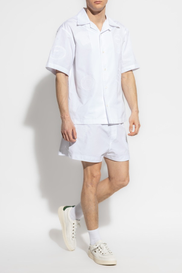 LACOSTE RUNWAY Szorty z logo