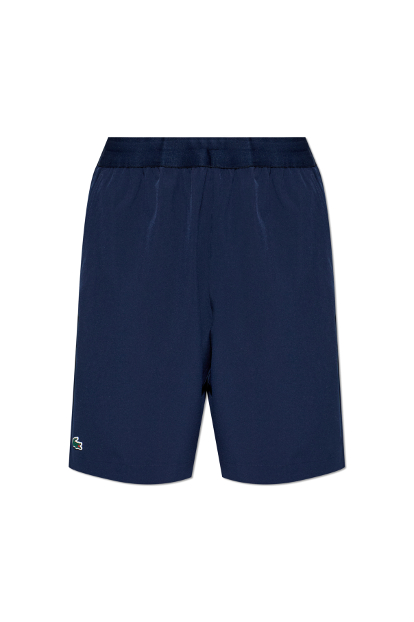 Shorts with logo patch od Lacoste