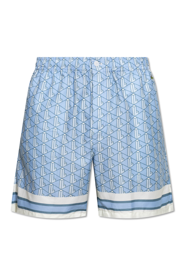 Shorts with monogram od Lacoste