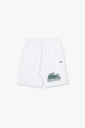 Lacoste Kids WHITE Shorts with logo