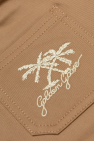 Golden Goose Kids beige Shorts with embroidered logo