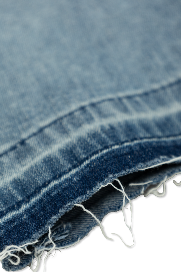 Golden Goose Kids Shorts vaqueros con efecto vintage