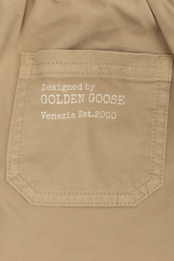Golden Goose Kids Shorts with logo