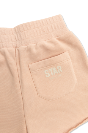 Golden Goose Kids Szorty z naszywką