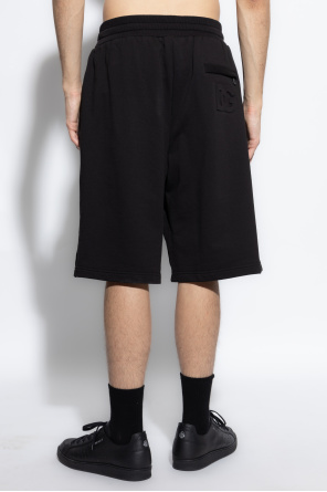 Dolce & Gabbana Bawełniane szorty z wypukłym logo