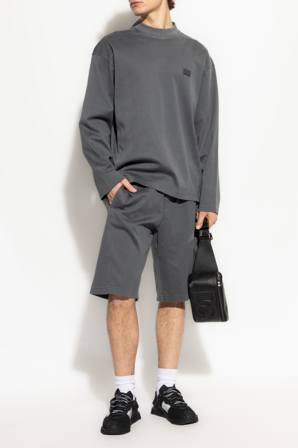 Dolce & Gabbana Baumwollshorts mit Logo-Applikation