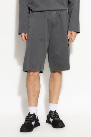 Dolce & Gabbana Baumwollshorts mit Logo-Applikation