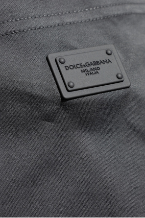 Dolce & Gabbana Baumwollshorts mit Logo-Applikation