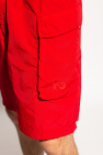 Y-3 Yohji Yamamoto PMS30580 shorts with logo
