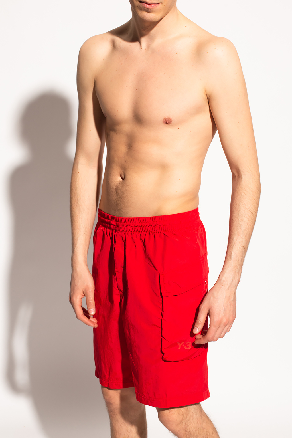 Y-3 Yohji Yamamoto PMS30580 shorts with logo