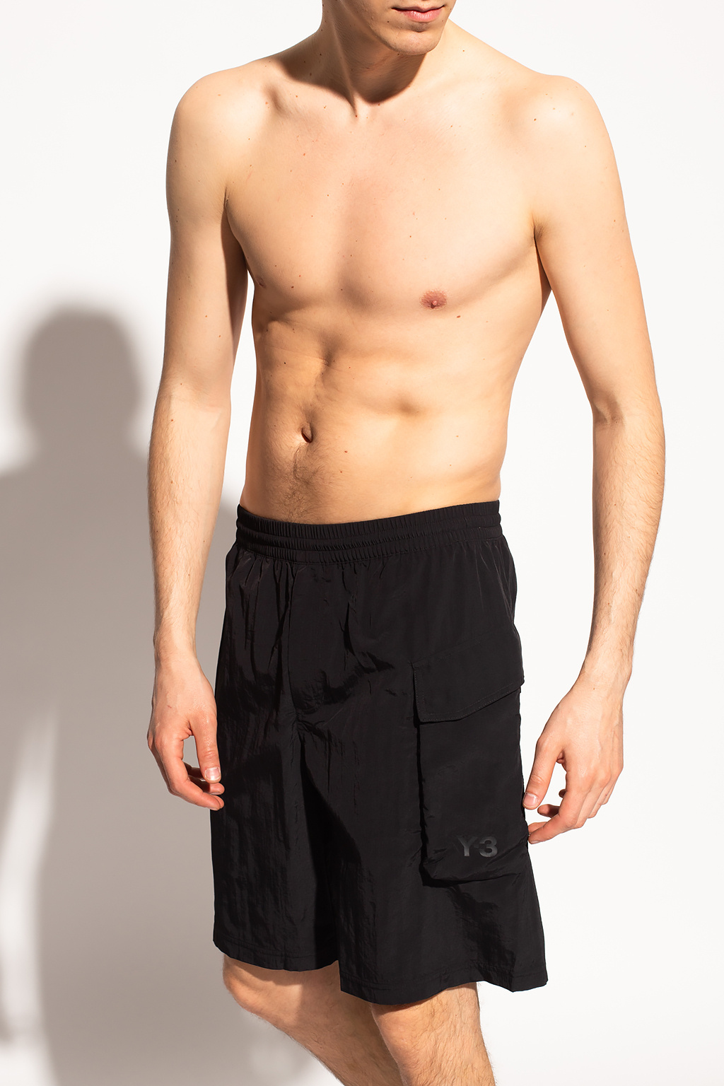 Y-3 Yohji Yamamoto Yabar shorts with logo