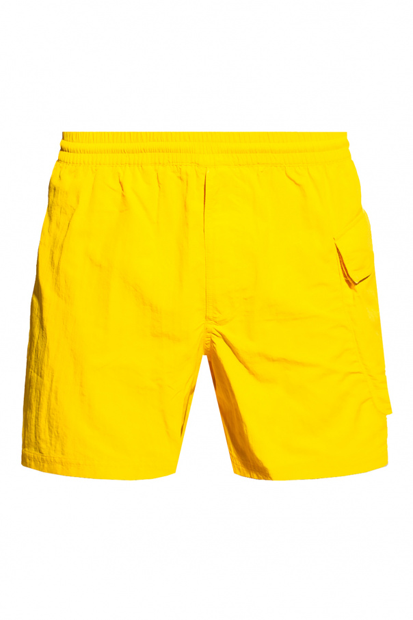 Y-3 Yohji Yamamoto Conjunto Cropped E Saia Com chino shorts Amarelo