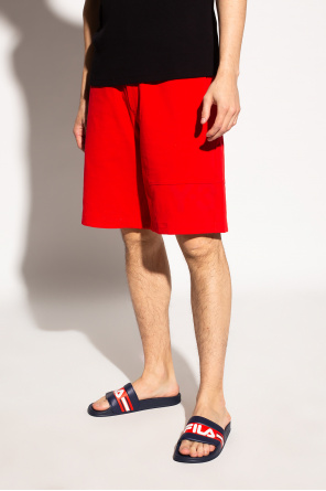 Y-3 Yohji Yamamoto Independence Day 2pcs Toddler Boy Ripped Denim Shorts and Animal Print Tee Set