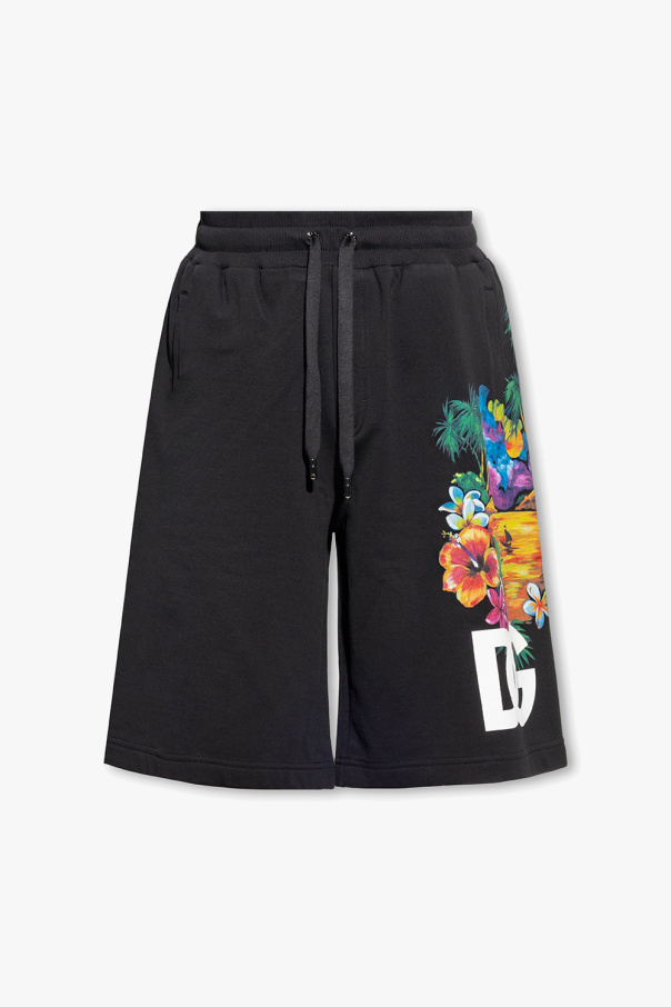 Dolce & Gabbana Graffittied shorts