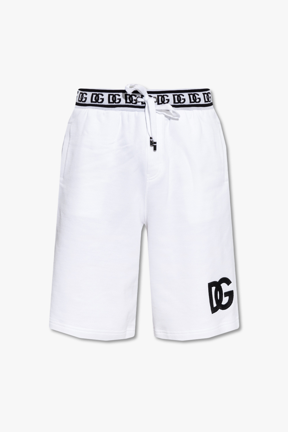 leather sneakers dolce gabbana buty Cotton shorts