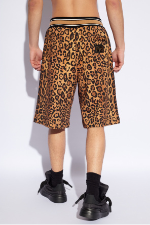 Dolce & Gabbana Shorts with animal motif