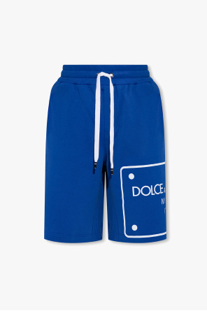 Dolce & Gabbana logo-waistband sports bra Schwarz