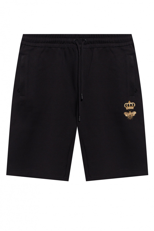 dolce gabbana logo print sneakers item Embroidered shorts