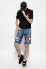 Dolce & Gabbana Denim shorts with floral embroidery