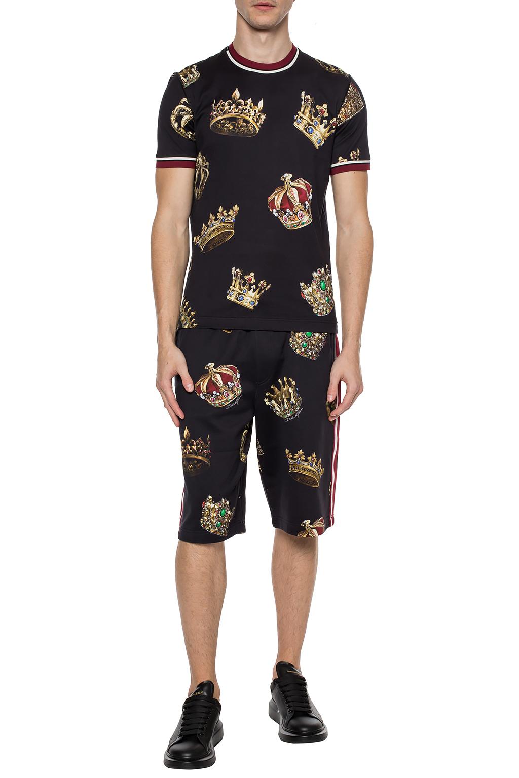 Patterned sweat shorts Dolce \u0026 Gabbana 