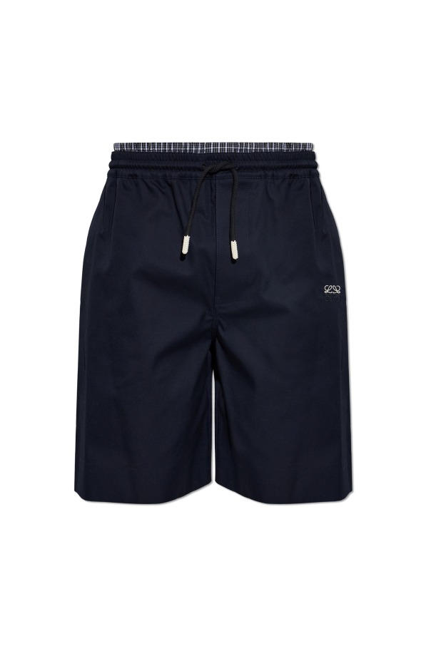 Shorts with embroidered logo od Loewe