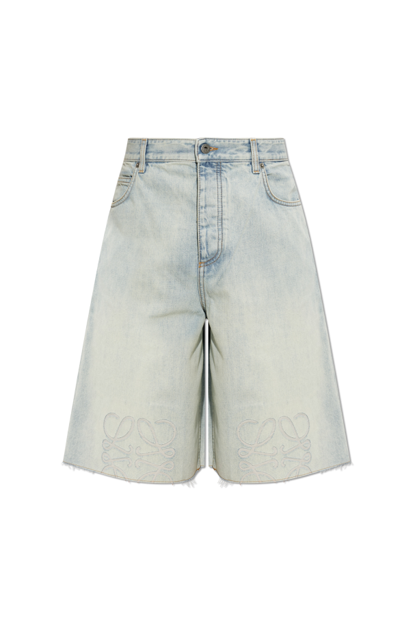 Raw-hem denim shorts od Loewe
