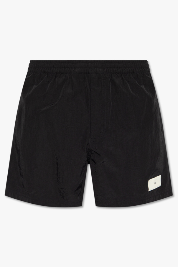 Prada nylon logo-plaque dress Nero Swimming T-shirt shorts