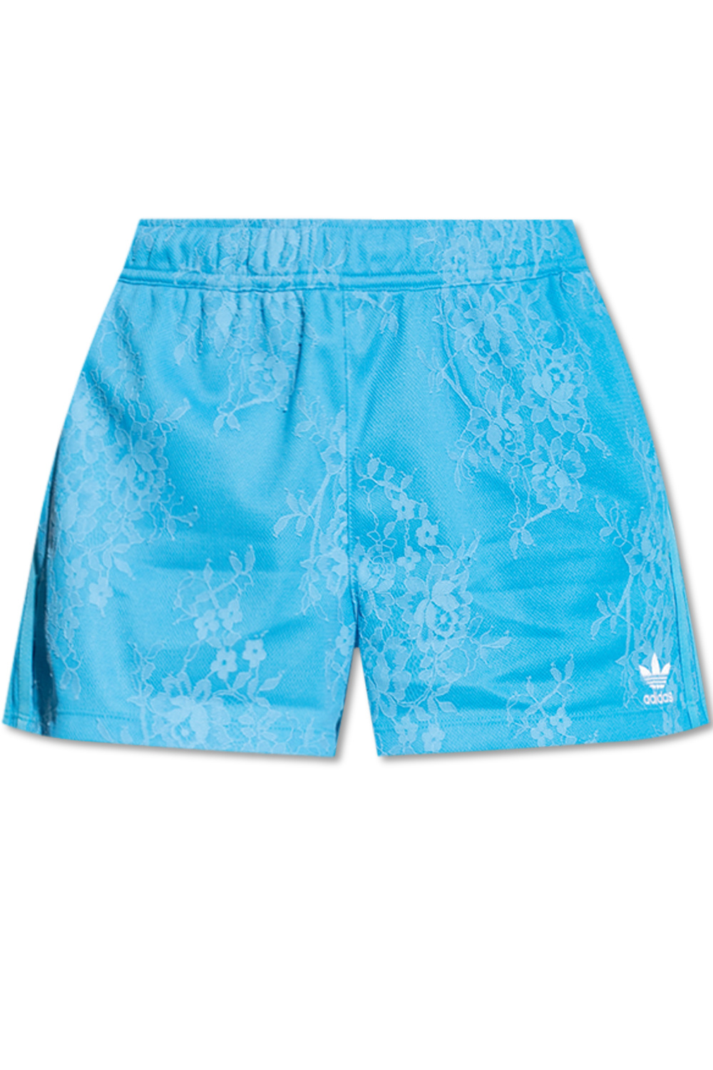 Aqua Blue Lace Detail Shorts Size 3 Small Summer Travel Booty