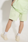 Farblich abgestimmze Basic-Shorts in Grün ANOUKI High Waisted Pants