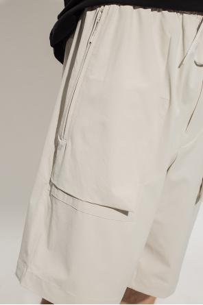 robe fine en jean sans manches à pressions low-rise shorts with logo