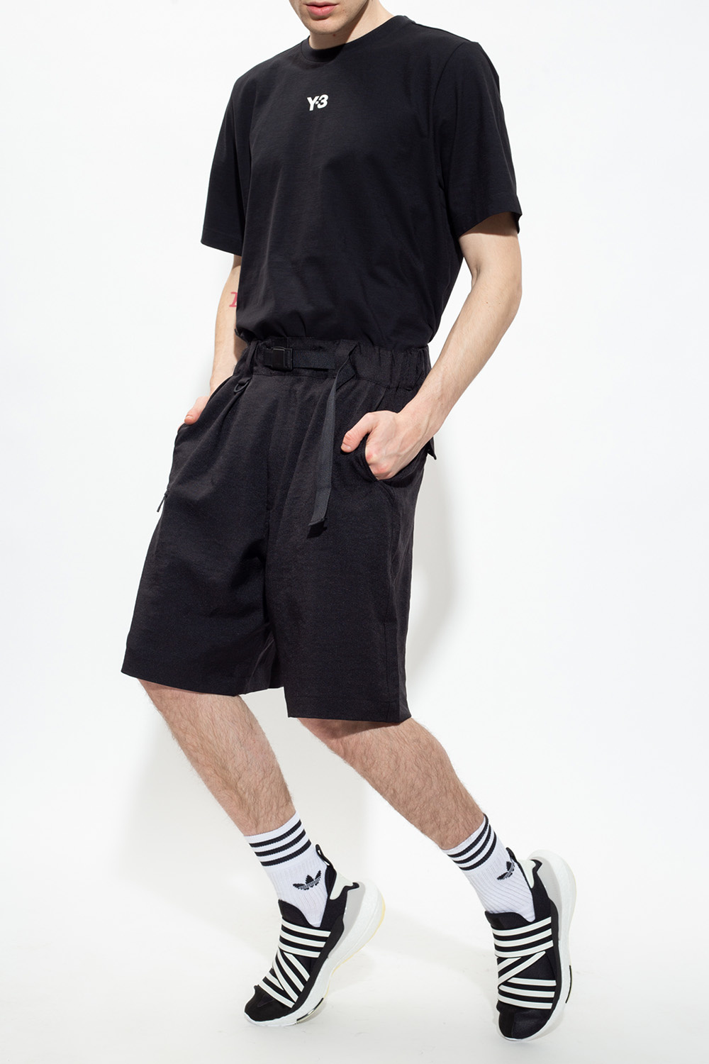 Y-3 Yohji Yamamoto Shorts with pockets