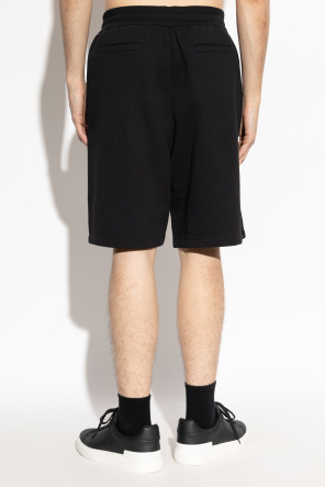 Balmain Cotton shorts with printed logo