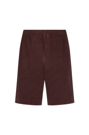 Pleated shorts