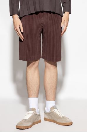 Homme Plissé Issey Miyake Pantalones cortos plisados