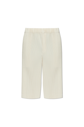 Pantalones cortos plisados
