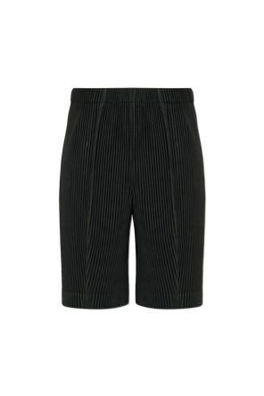 Pleated shorts
