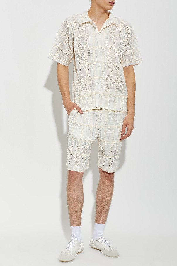 Homme Plissé Issey Miyake Plisované šortky