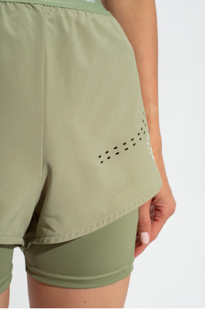 adidas kaling by Stella McCartney Two-layer training shorts