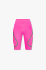 ADIDAS by Stella McCartney neon Cropped leggings with logo