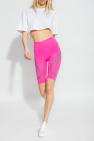 ADIDAS by Stella McCartney neon Cropped leggings with logo