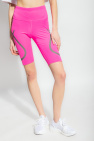 ADIDAS by Stella McCartney neon Cropped leggings with logo