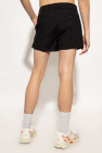 Laneus feathered mini dress Wool shorts