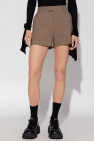 Short Sleeve Button Through Midi Shirt Dress Wool shorts