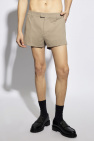 Ami Alexandre Mattiussi beige Wool shorts