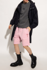 Comme Des Garçons Homme Plus houndstooth-print shorts Shorts with logo