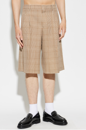 Ami Alexandre Mattiussi Plaid pattern shorts