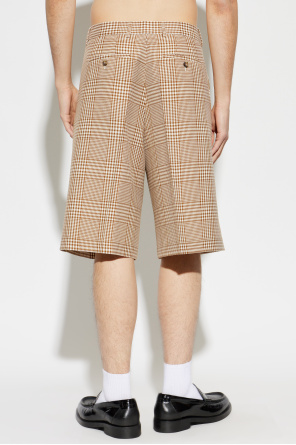 Ami Alexandre Mattiussi Plaid pattern shorts