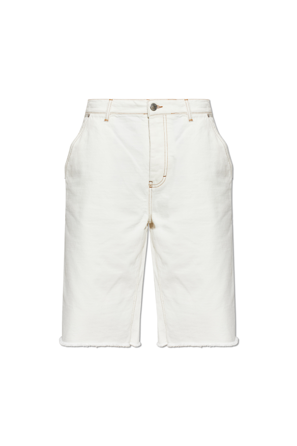 Denim shorts with a vintage effect od Ami Alexandre Mattiussi