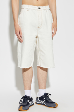 Ami Alexandre Mattiussi Denim shorts with a vintage effect