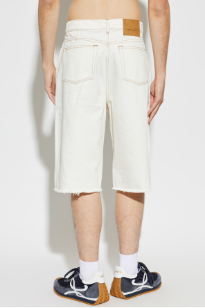 Ami Alexandre Mattiussi Denim shorts with a vintage effect
